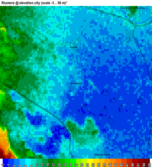 Riumors elevation map