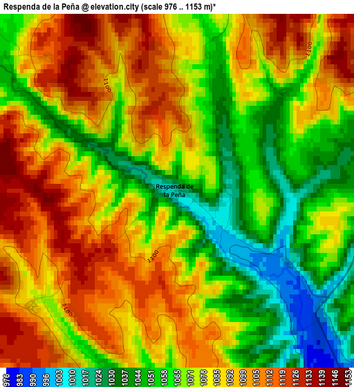 Respenda de la Peña elevation map