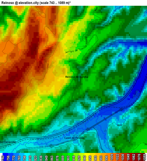 Reinoso elevation map