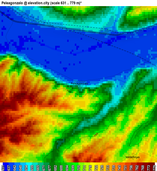 Peleagonzalo elevation map