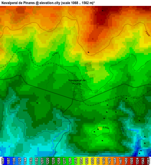 Navalperal de Pinares elevation map