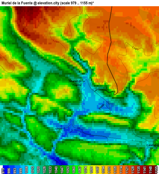 Muriel de la Fuente elevation map