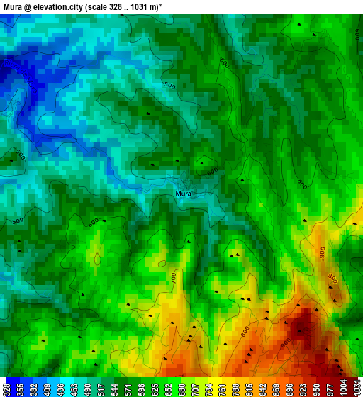 Mura elevation map