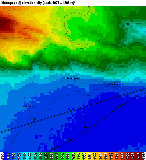 Muñopepe elevation map