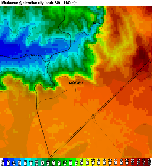 Mirabueno elevation map