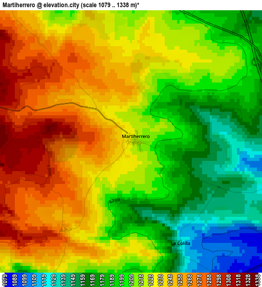 Martiherrero elevation map