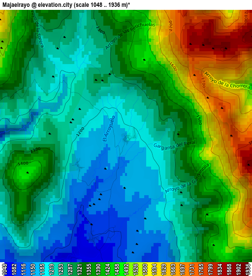 Majaelrayo elevation map