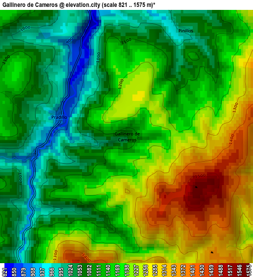 Gallinero de Cameros elevation map