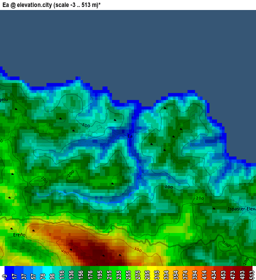 Ea elevation map