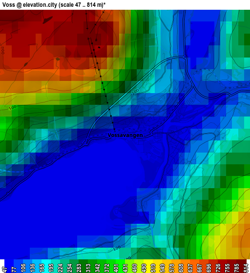 Voss elevation map