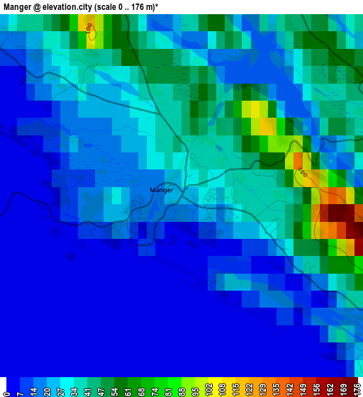 Manger elevation map