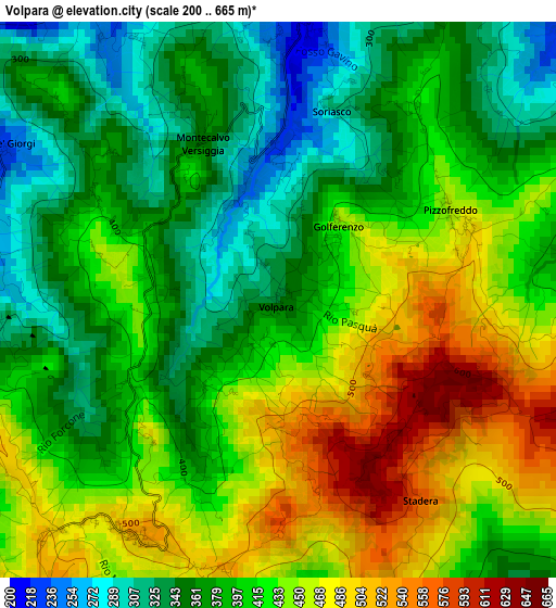 Volpara elevation map