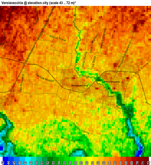 Verolavecchia elevation map