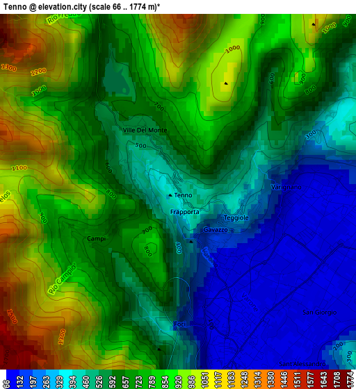 Tenno elevation map