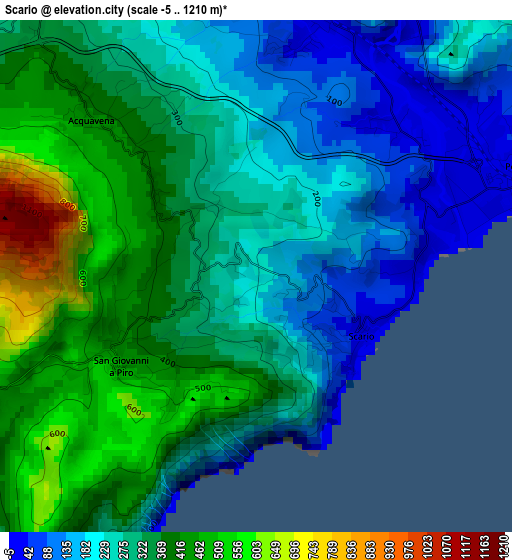 Scario elevation map