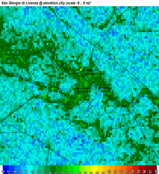 San Giorgio di Livenza elevation map