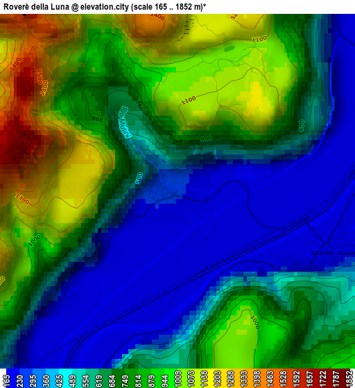 Roverè della Luna elevation map