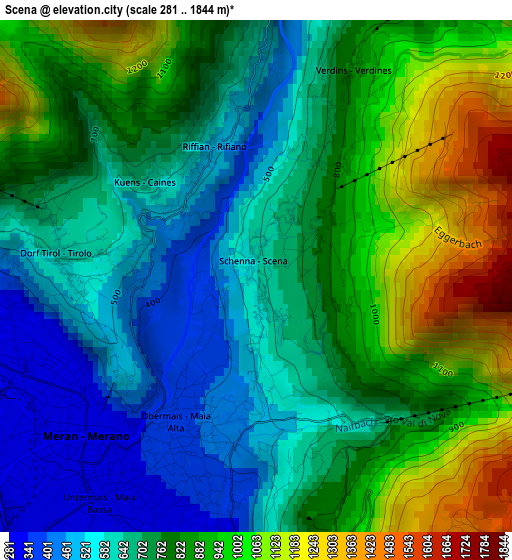 Scena elevation map