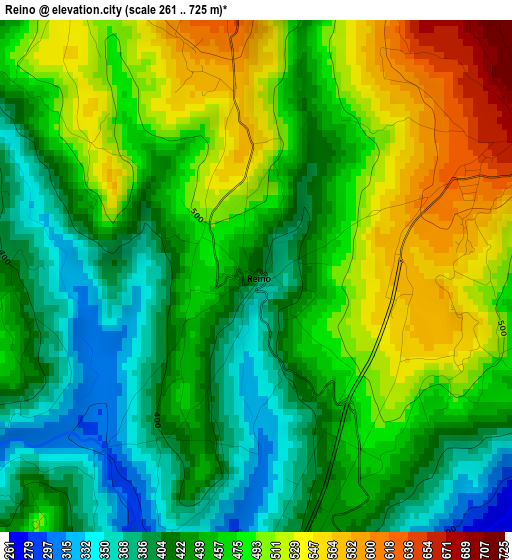 Reino elevation map