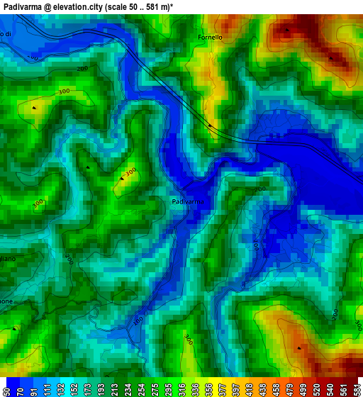 Padivarma elevation map