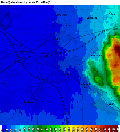 Nola elevation map