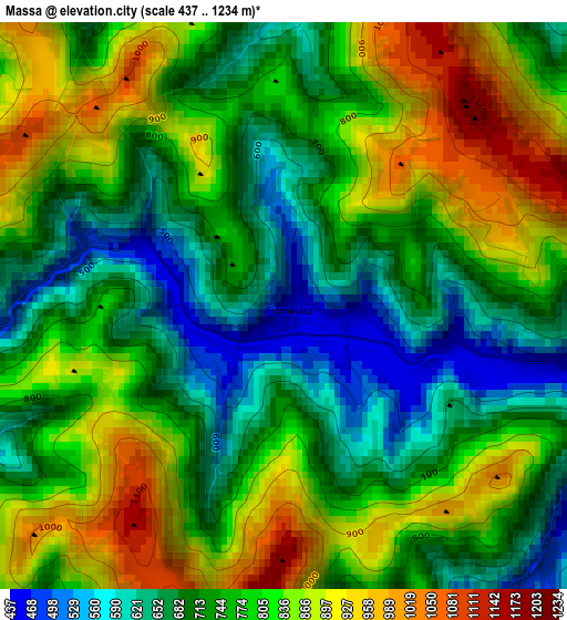 Massa elevation map