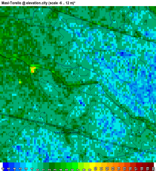 Masi-Torello elevation map