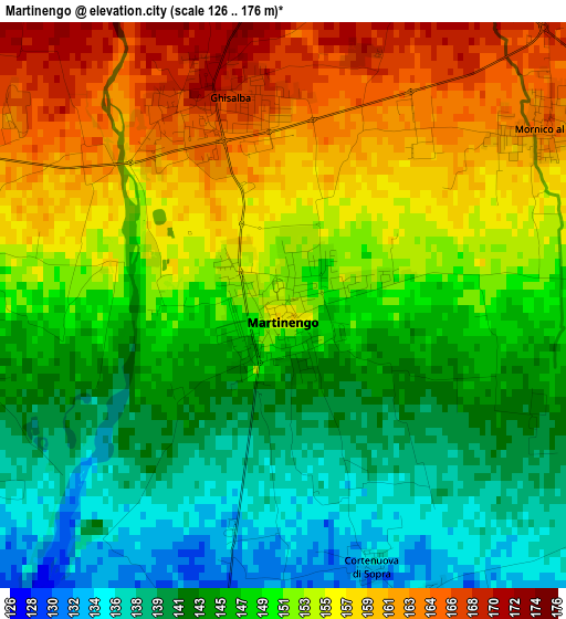 Martinengo elevation map