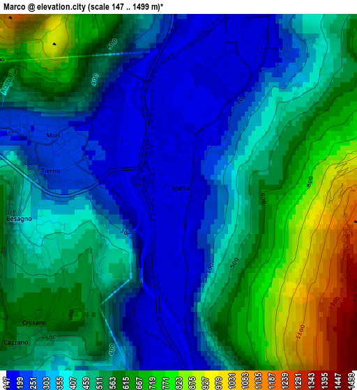 Marco elevation map