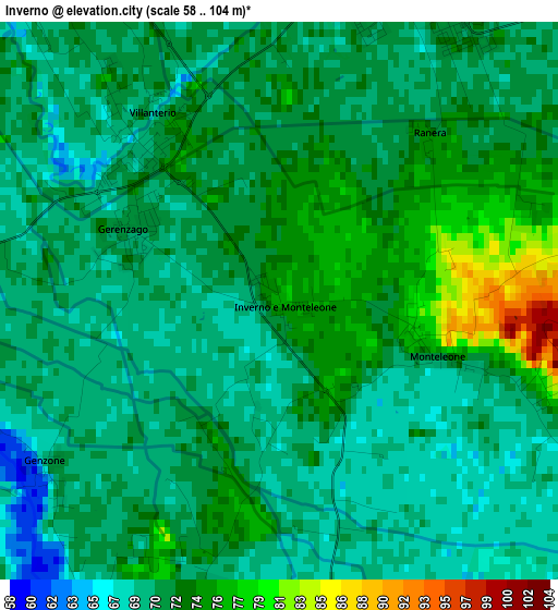 Inverno elevation map