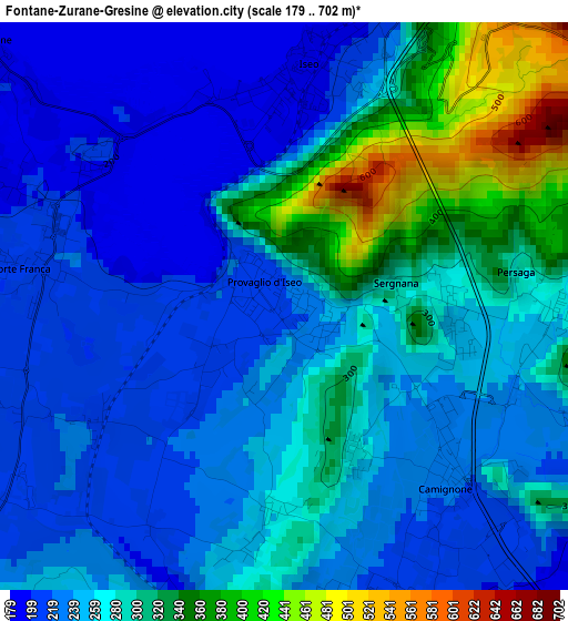 Fontane-Zurane-Gresine elevation map