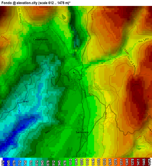 Fondo elevation map