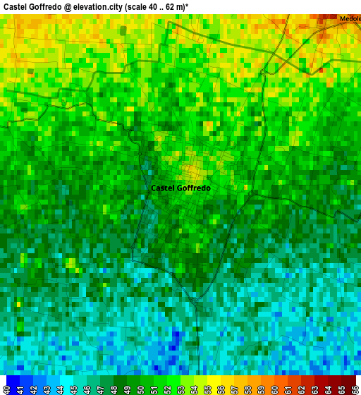 Castel Goffredo elevation map