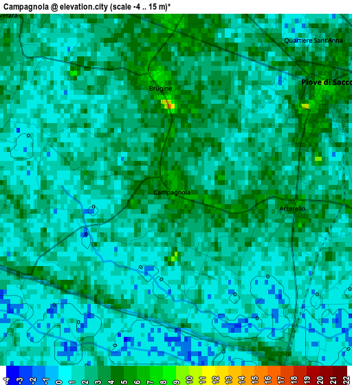 Campagnola elevation map