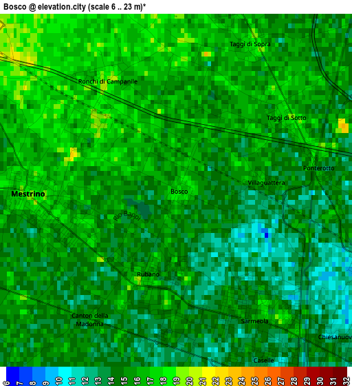 Bosco elevation map