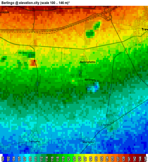 Berlingo elevation map