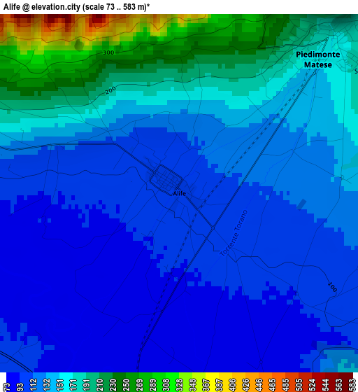 Alife elevation map