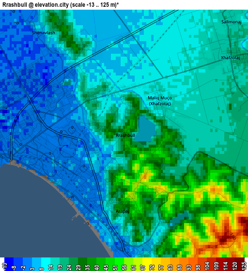 Rrashbull elevation map