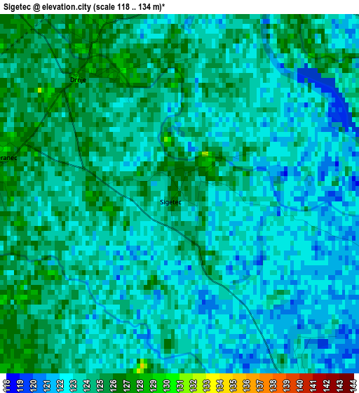 Sigetec elevation map