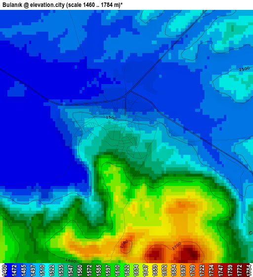 Bulanık elevation map