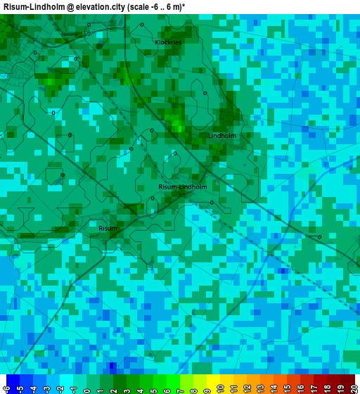 Risum-Lindholm elevation map