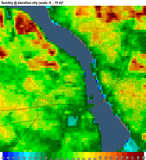 Sundby elevation map