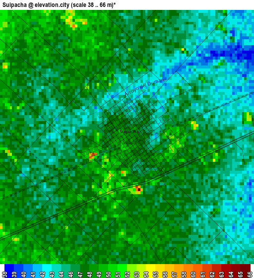 Suipacha elevation map