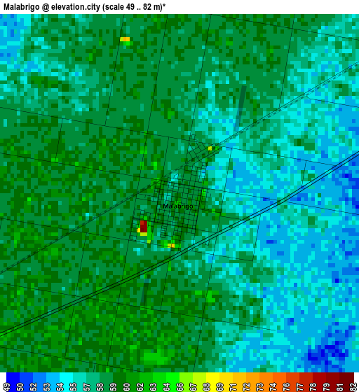 Malabrigo elevation map