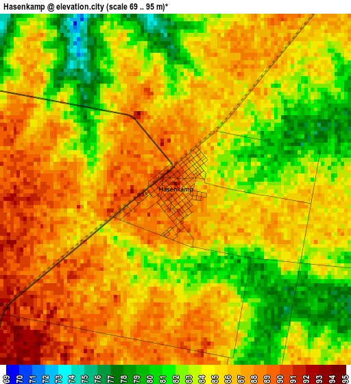 Hasenkamp elevation map