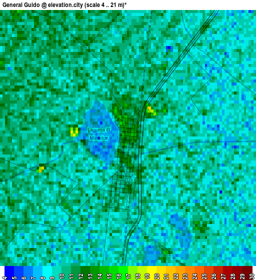 General Guido elevation map