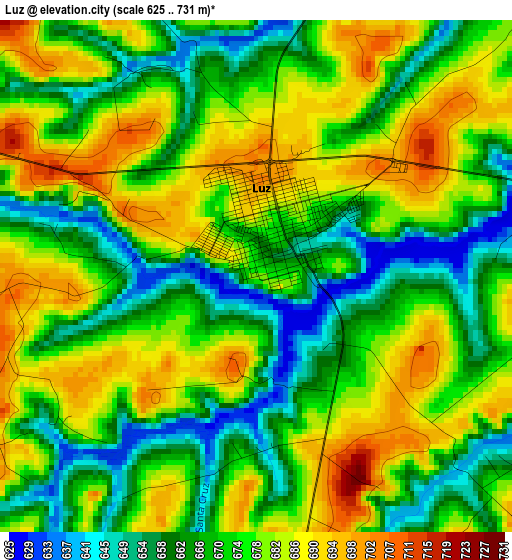 Luz elevation map