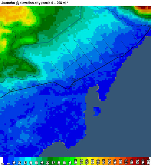 Juancho elevation map