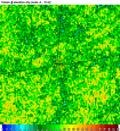 Yobain elevation map
