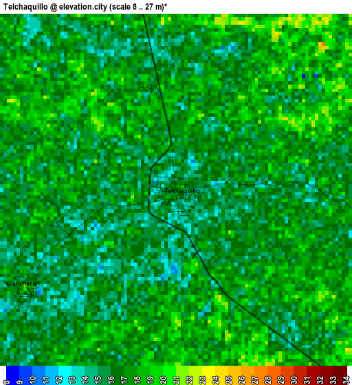 Telchaquillo elevation map